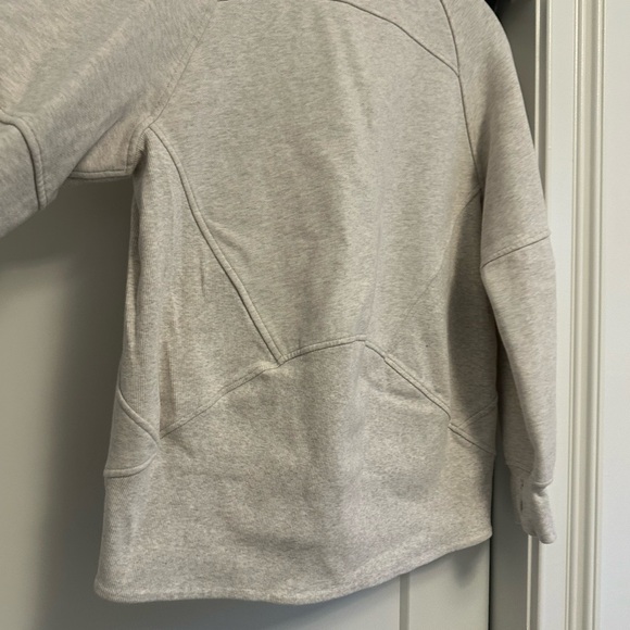 Lululemon oatmeal color half zip Sweatshirt - Picture 7 of 8